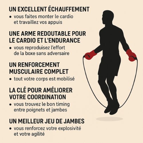 bénéfices de la cordes à sauter